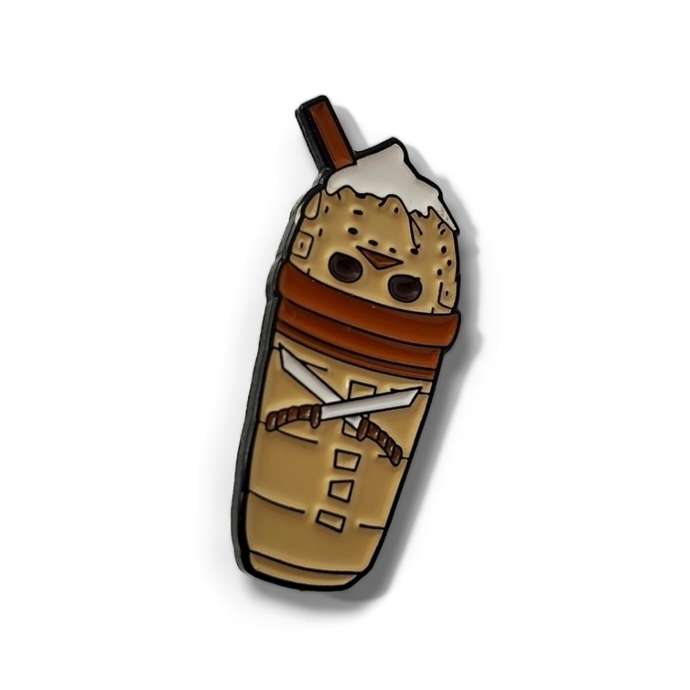 Friday the 13th Movie Jason Voorhees Latte Pin